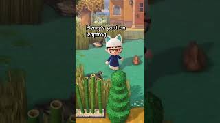 Henry’s yard on leapfrog #acnh #animalcrossing #gameplay #frogcore #gaming