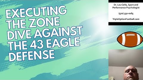 Executing Zone Dive Against the 43 Eagle Defense