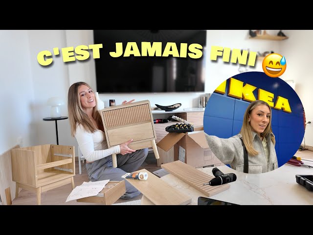 LAURA DÉMÉNAGE 16 🏠 ON CONTINUE LA CHAMBRE + DIY IKEA