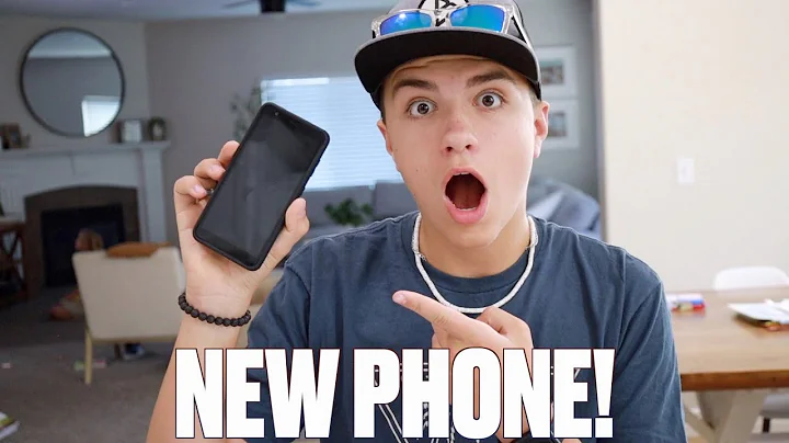 HIS FIRST NEW PHONE AS A TEENAGER | GETTING A NEW ...