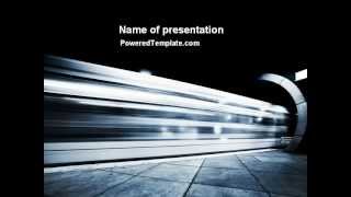 Subway PowerPoint Template by PoweredTemplate.com