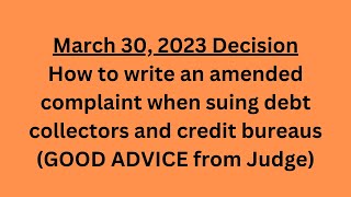 GA Case Decision on how to draft a lawsuit in an amended complaint