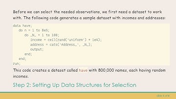 Selecting the First 5 Observations from Large Datasets with Duplicates in SAS