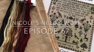 Nicole’s Needlework: Episode/FlossTube 67 - Stitching and Knitting