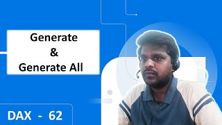 DAX | Power BI | Table Manipulation | GENERATE and GENERATEALL Functions Profile