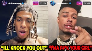 NLE Choppa Pulls Up On Blueface For Dissing His Baby Momma