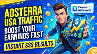 Adsterra Earning Trick 2026 | High CPM USA Traffic Method (No Investment) | Direct Link Method
