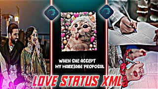 Couple Love Romantic 🥰 Xml File | Messenger Love Xml #xml#alightmotion#presetalightmotion screenshot 5