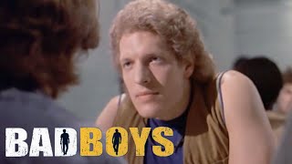 Viking Intrudes on Mick's Lunch To Intimidate Him | Bad Boys (1983)