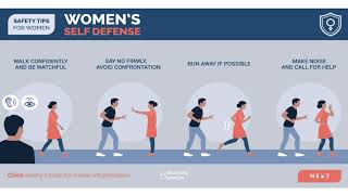 Elearning Example - Hotspot Reveal Interaction On Womens Safety