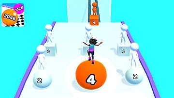 2048 Ball Runner ! All Levels Gameplay (74-80) android,ios
