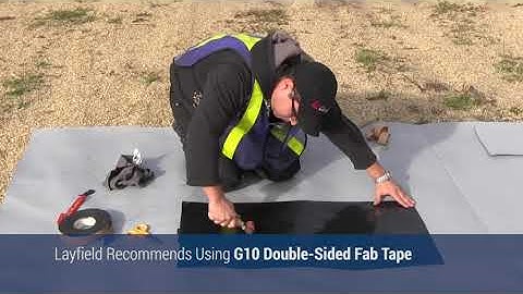 Tape Seaming of Geomembrane Panels