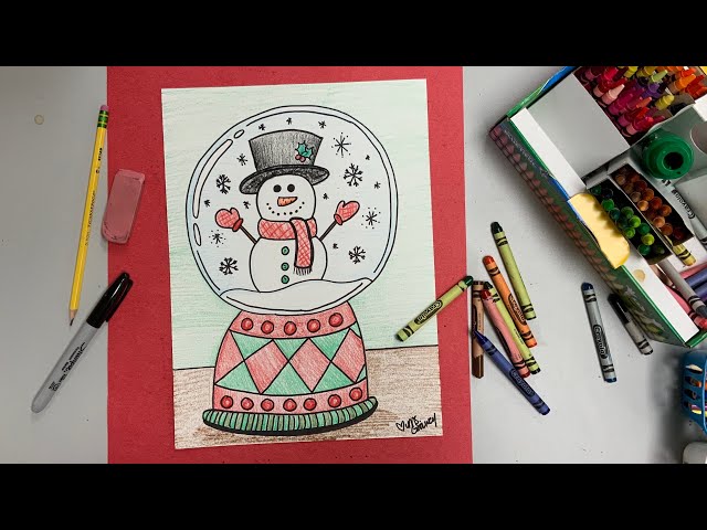 How To Draw Christmas Gift Step by Step 