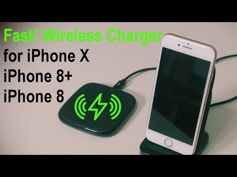 FAST Wireless Charger for your iPhone X, iPhone 8/8 Plus