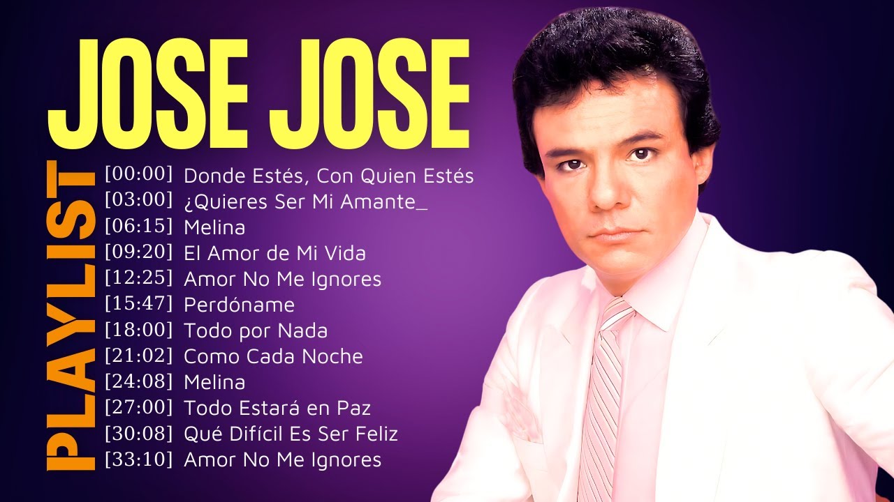 José José Sus Mejores Ẽxitos El lado emotivo de Jose Jose