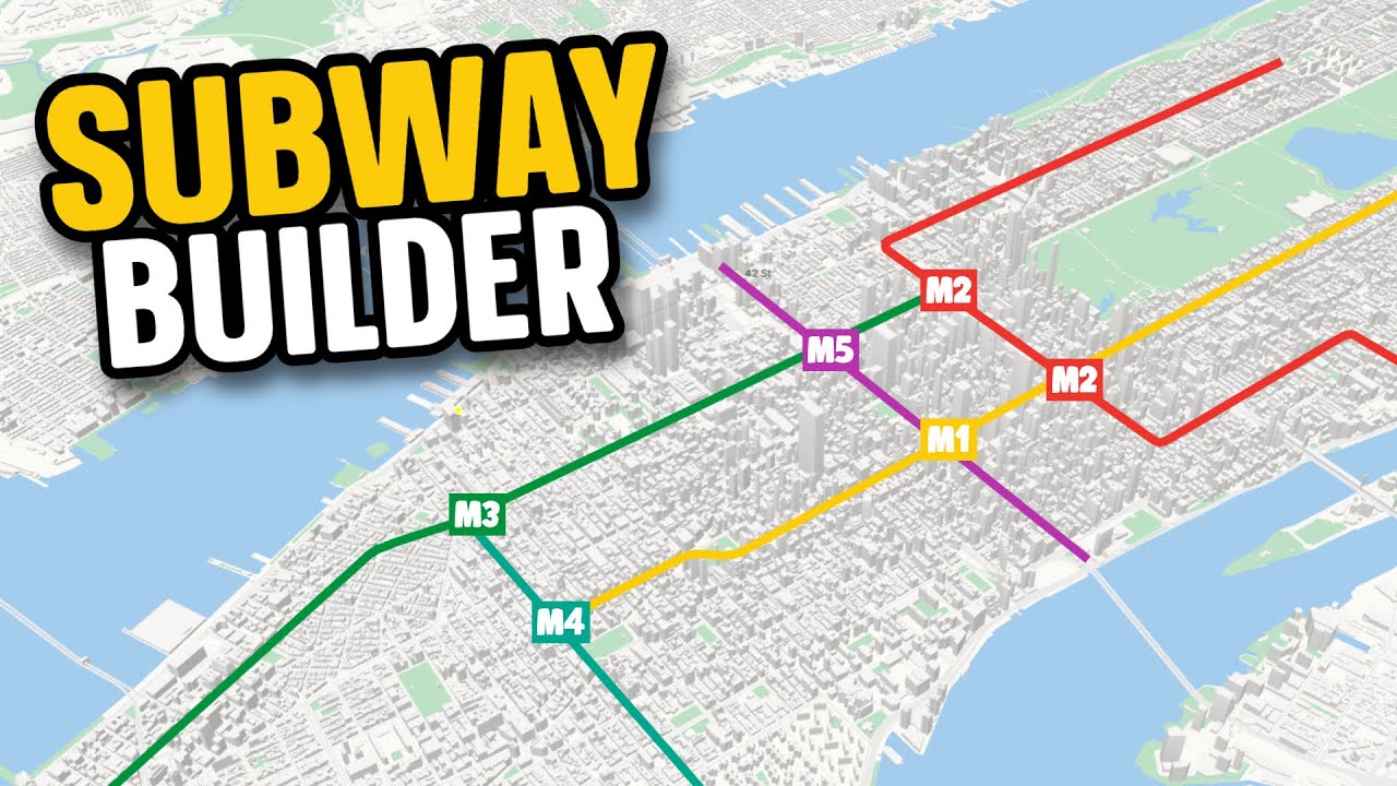 Subway Builder #3 - Jak budować linie metra (2025) - YouTube