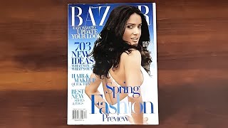 2006 February ASMR Magazine Flip Through: Harpers Bazaar Salma Hayek, Avril Lavigne