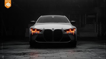 BMW M4 G82 3D Animation | Blender | FREE PROJECT FILE