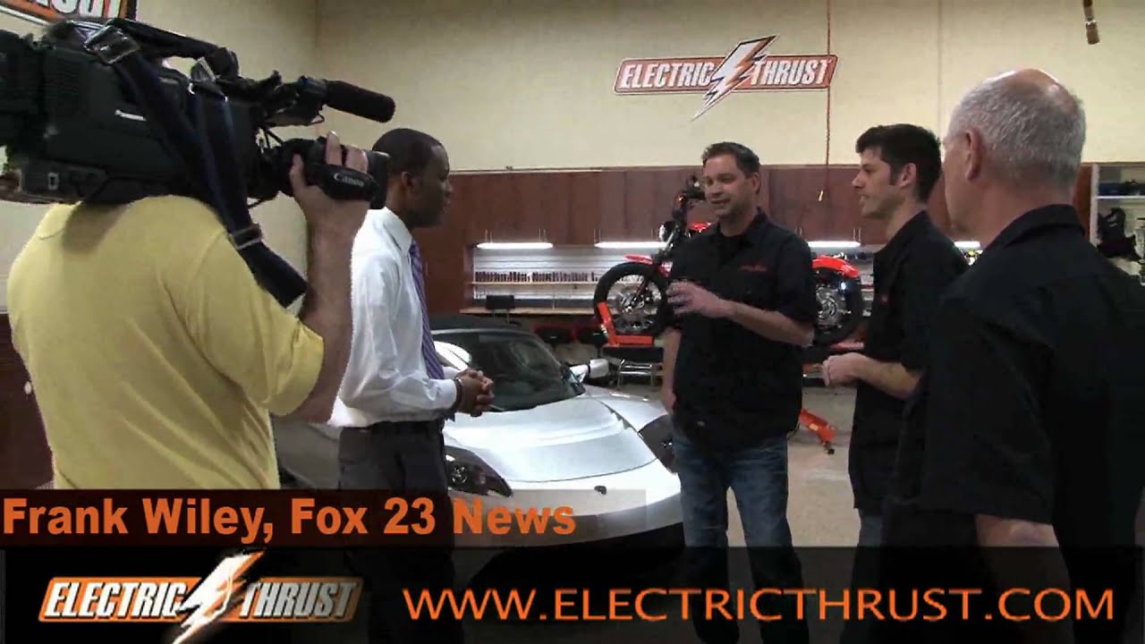 Frank Wiley from FOX 23 Interviews Electric Thrust