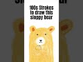 I TRIED to DRAW this Sloppy Bear