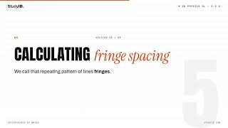 IB Physics SL — Overlapping Waves and Young's Two-Slit Demonstration
