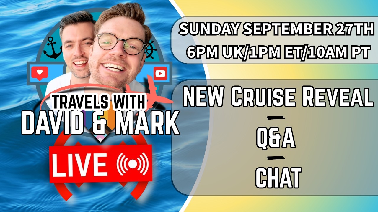 Travels With David And Mark LIVE! - Sunday September 27th - 6PM UK/1PM ET/10AM PT