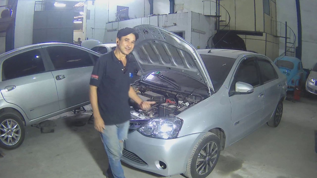 Como retirar o para choque dianteiro do toyota etios