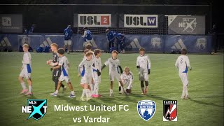 MLS Next U15 Game Highlights | Midwest United FC vs Vardar | Fall 2025
