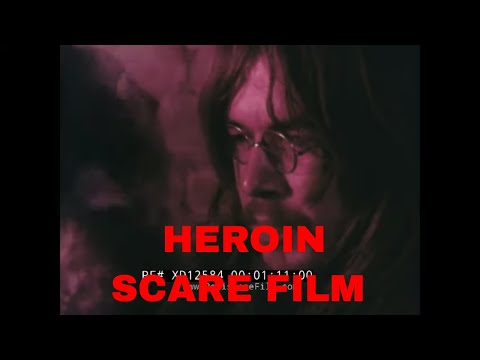 1960s BRITISH ANTI-DRUG FILM  " HEROIN "  EFFECTS OF OVERDOSE  (INCOMPLETE) XD12584