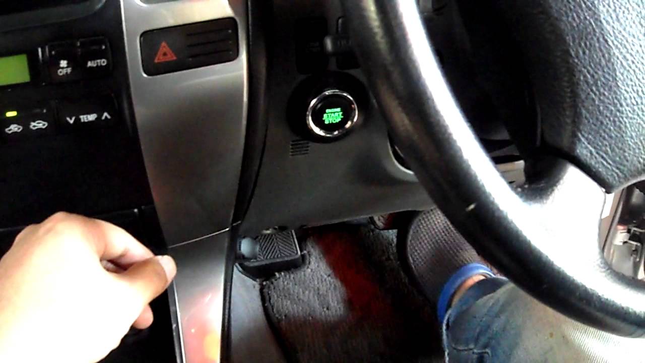 Toyota Prado push start & Smartkey / Remote start - YouTube