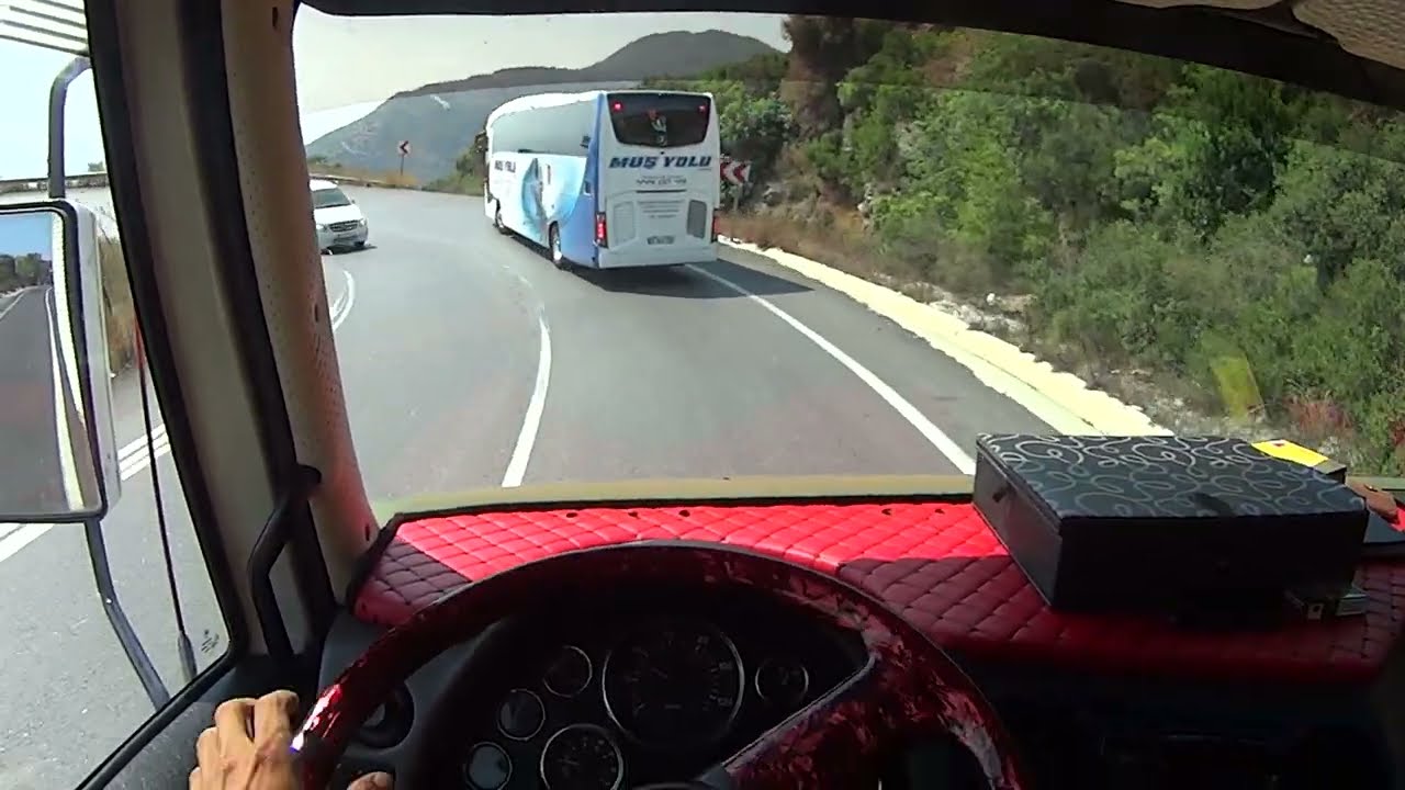 GOPRO ..ANTALYA \ANAMUR\MERSİN \sahil yolu\dar virajlar.\The Life Of A Truck Driver .part 1