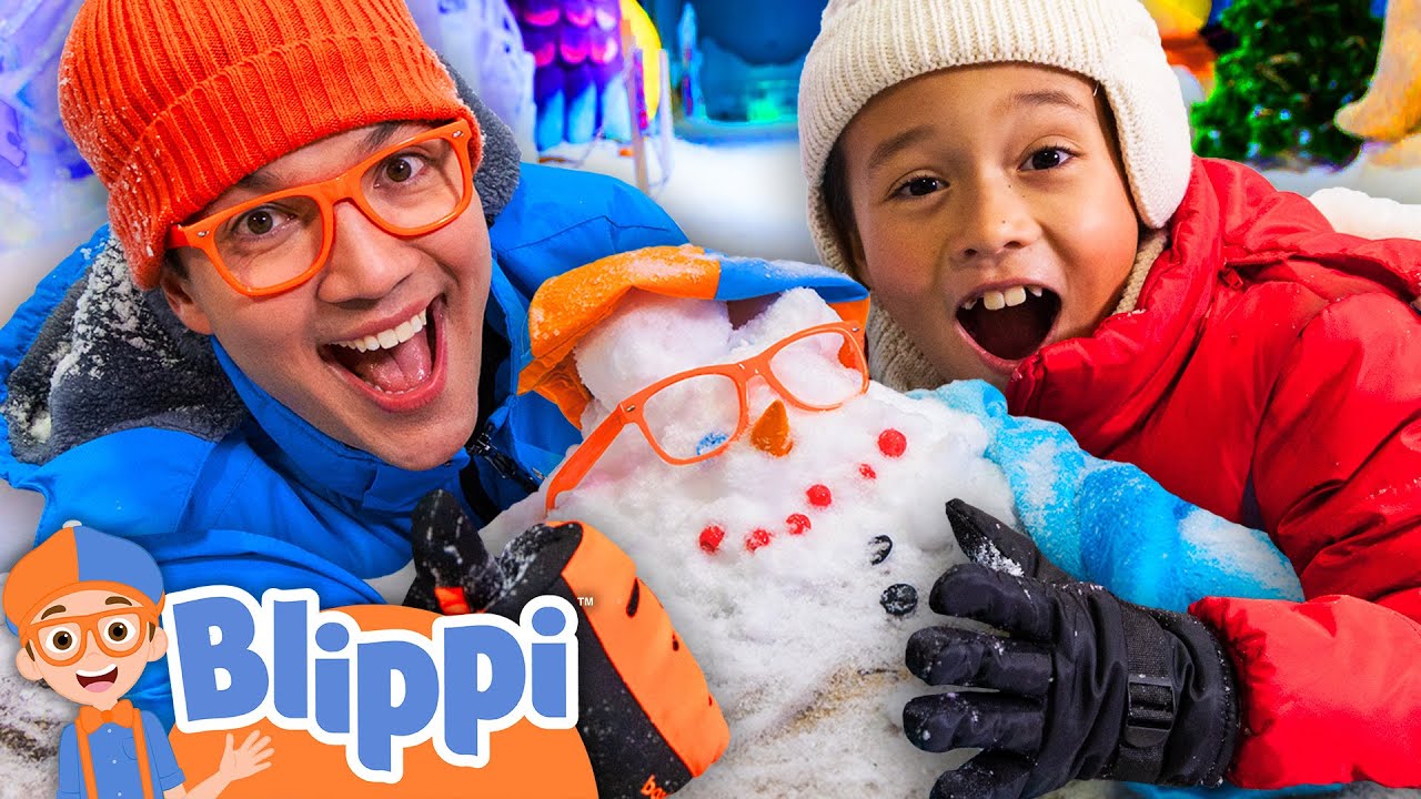 Blippi Wants to Build a Snowman⛄ - YouTube