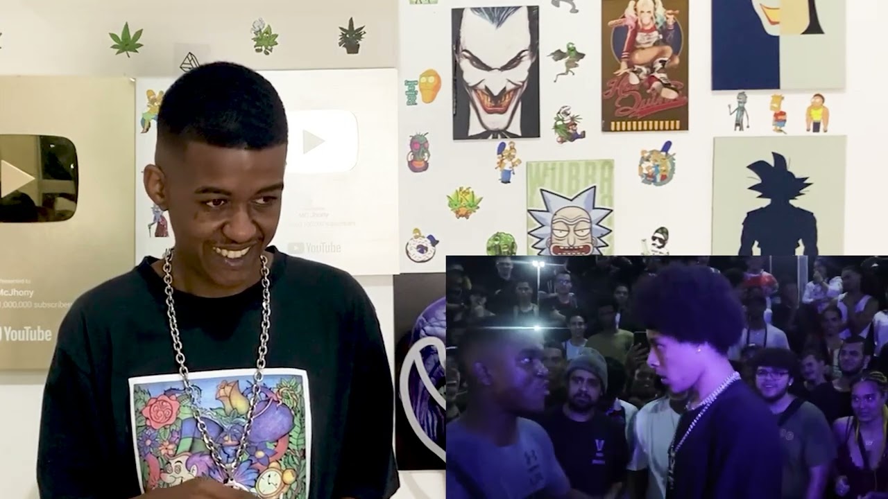 Jhony REACT - MAGRÃO X GINE - Grande Final ( Melhor do Ano? Mto Rima🚀)