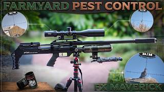 Farmyard Pest Control | Mean looking FX Maverick | 21gr Javelins | Eagle Vision Poseidon #fxairguns