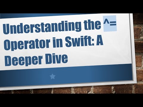 Understanding the ^= Operator in Swift: A Deeper Dive