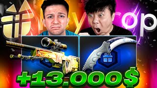 LE GANO 13.000$ A AMPETER EN KEYDROP Y SE TILTEA!