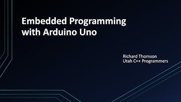 Embedded Programming with Arduino Uno