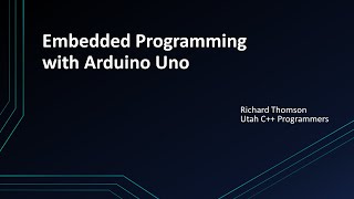 Embedded Programming with Arduino Uno