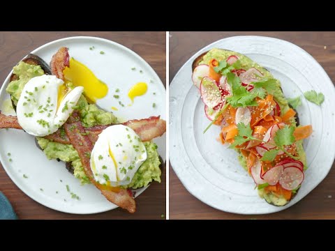 4 Easy & Delicious Avocado Toast Recipes for Breakfast | Tastemade