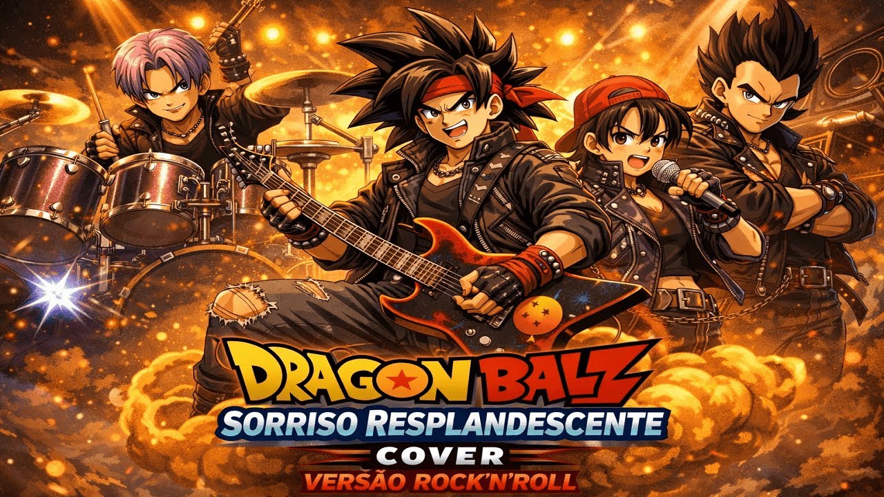 Dragon Ball GT – Sorriso Resplandescente | Cover Rock’n Roll 🔥 Nostalgia Pesada