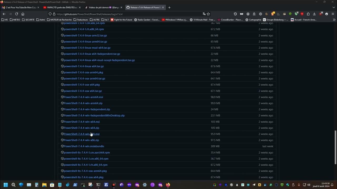  windows powershell 7 4 4 youtube