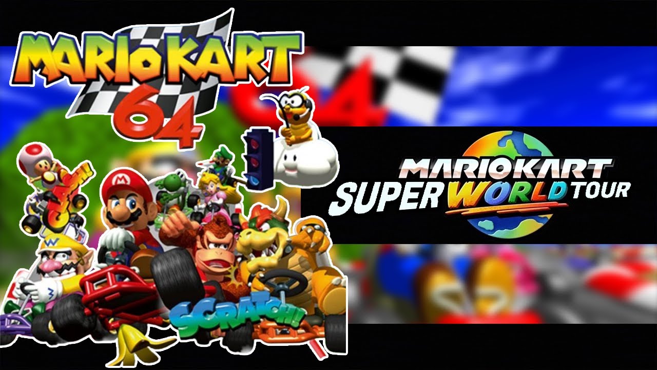 マリオカート 超スーパーワールドツアー【マリオカート64編】 - YouTube