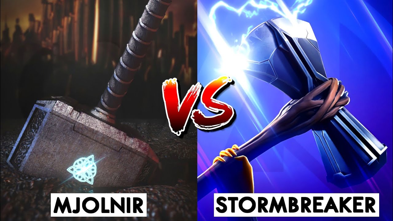 Mjolnir Vs Stormbreaker | Explained In Hindi | Thor Strongest ...