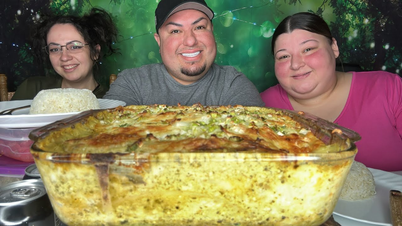 Green Chili Shrimp Enchiladas • Made By @Mama Appetite’s Kitchen • w/ @La Gordiz Eats and Jenny