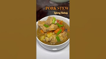 PORK STEW | lutong bahay 🏡 #shorts