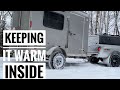 Cargo Trailer to Camper Part 4 - Diesel Heater/ Insulating the Floor