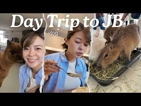 A day with me to JB - Eco Galleria / Eco Botanic / Capybara / Hai Kah Lang (johor vlog)