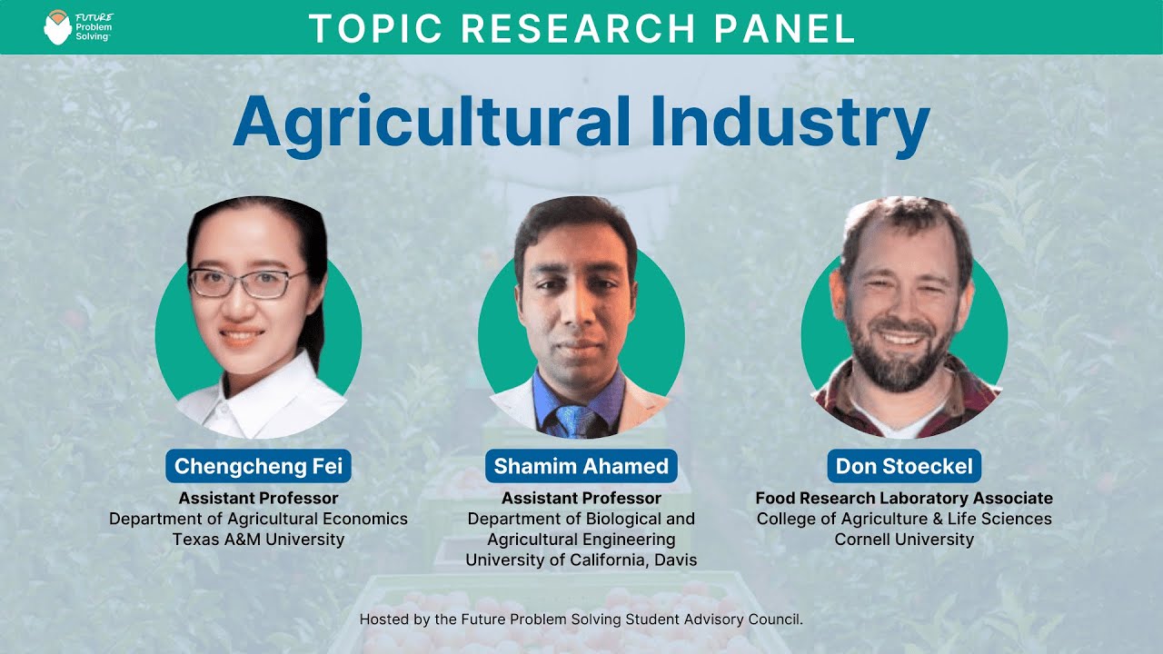 Experts talk AGRICULTURAL INDUSTRY trends and the future of food |Topic Research Panel |  2025