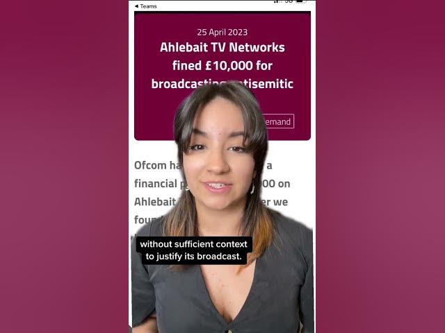 Ofcom fine Ahlebait TV £10,000