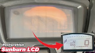 How to Replace LCD Polarizer film for Motorcycle Meter | Yamaha Y15ZR Sunburn LCD Meter Restoration